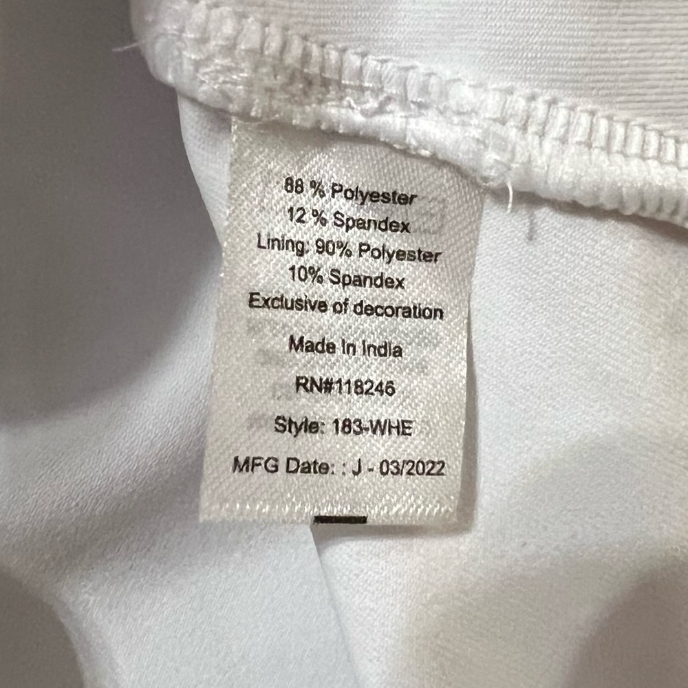 NWT Cabana Life White UPF 50 active dress medium - Picture 4 of 12